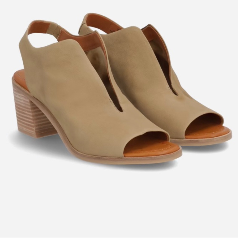 Lucky Brand Rhazy Leather Slingback Bootie